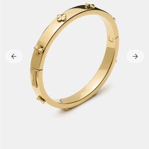 Kate Spade Gold Floral Studded Bracelet